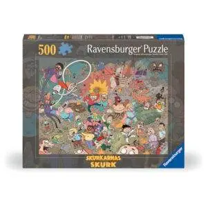 Ravensburger Puslespill Skurkarnas Skurk En helt vanlig dag på Skurkskolan 500 Brikker