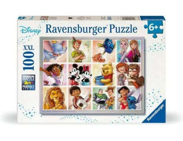 Ravensburger Puslespill Disney Multicharacter XXL 100 Brikker