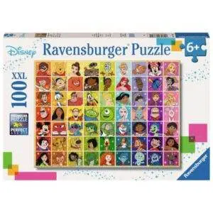 Ravensburger Puslespill Disney multikarakter 100 Brikker