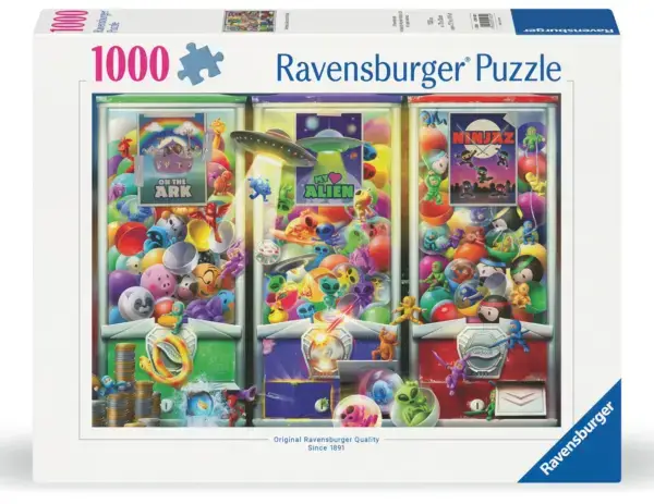 Ravensburger Puslespill Dyr, romvesener og ninjaer 1000 Brikker