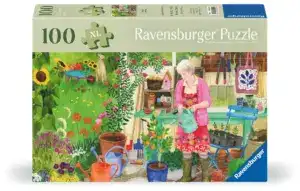 Ravensburger Puslespill Hagearbeid 100 Brikker