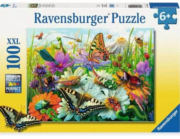 Ravensburger Puslespill Insektenes vidunderlige verden 100 Brikker