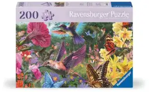 Ravensburger Puslespill Kolibrier og sommerfugler 200 Brikker