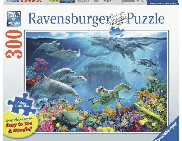 Ravensburger Puslespill Livet under vann 300 Brikker