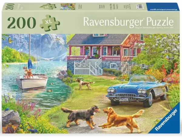Ravensburger Puslespill Sommerhus ved innsjøen 200 Brikker