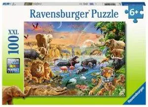 Ravensburger Puslespill Vannhull 100 Bikker