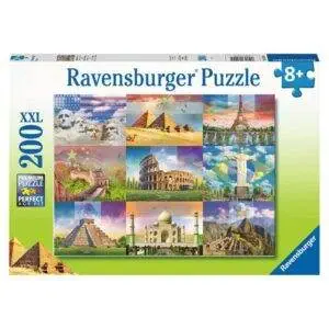 Ravensburger Puslespill Verdens monumenter 200 Brikker