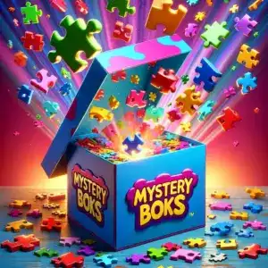 puslespill mystery box 20 puslespill